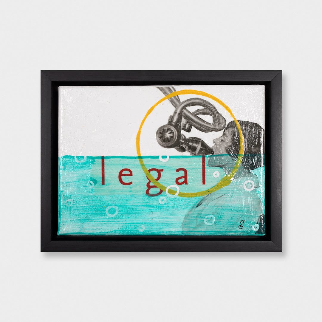 Legal X-Ray Original Painting by Grant Alexander