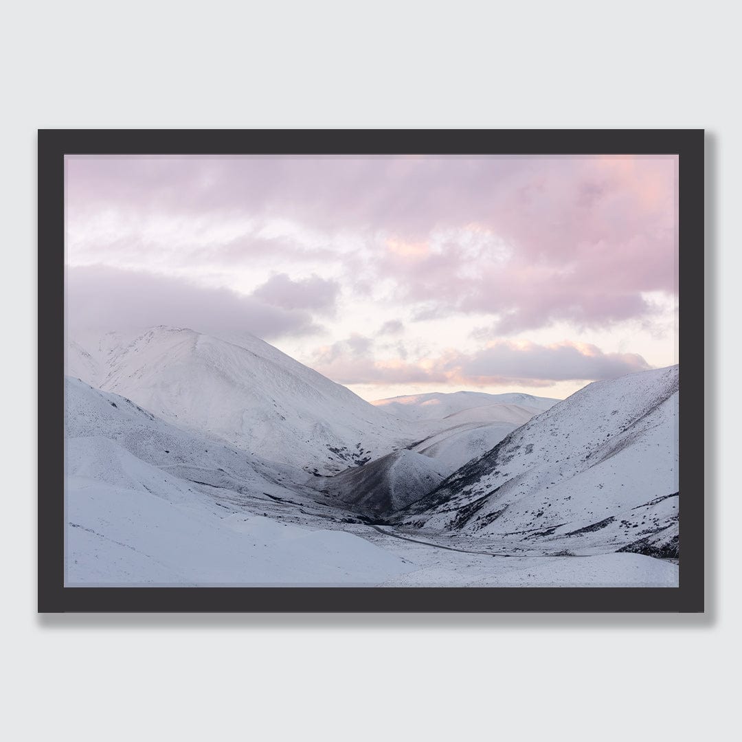 Lindis Pass Winter Glow Photographic Print by Emma Willetts