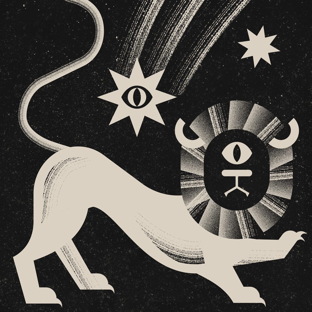 Lion and the Stars Art Print by Beth Xia