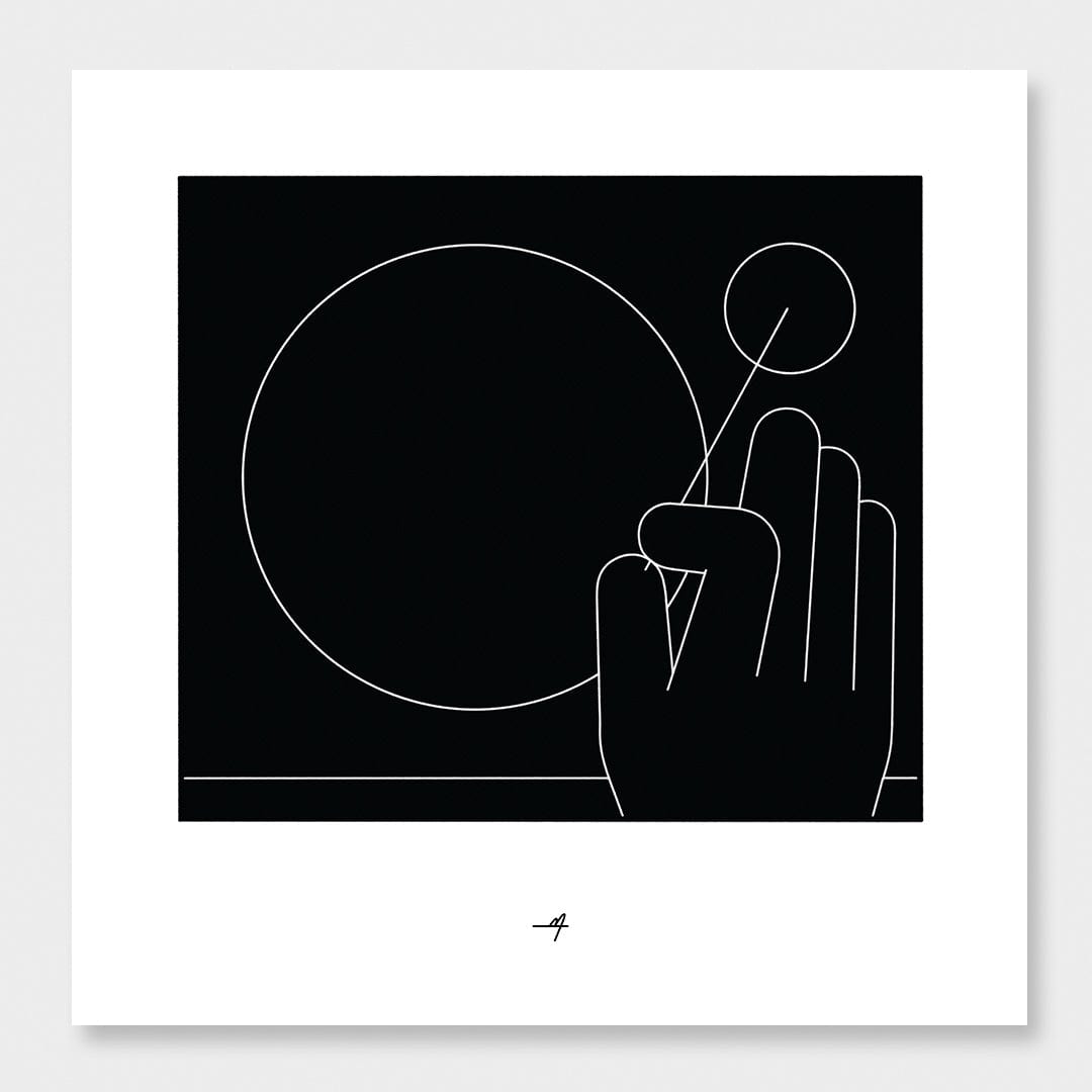 Lithograph. Minimalist Art. 