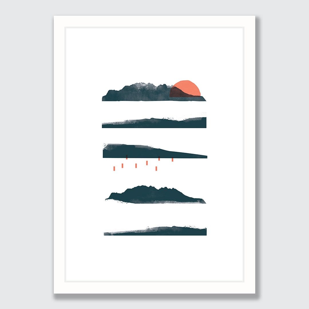 Little Barrier Study Art Print by Sarah Parkinson 