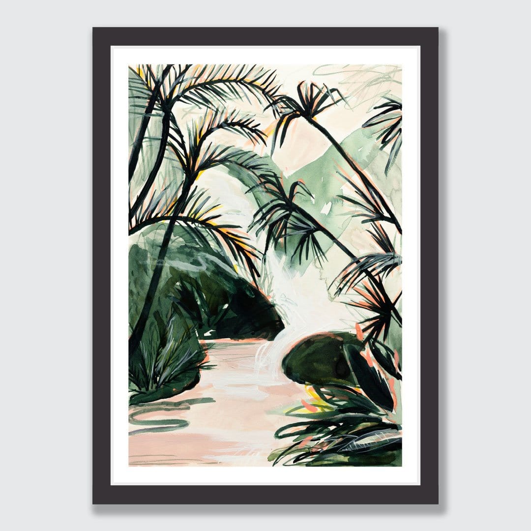 Little Falls Art Print by Jen Sievers