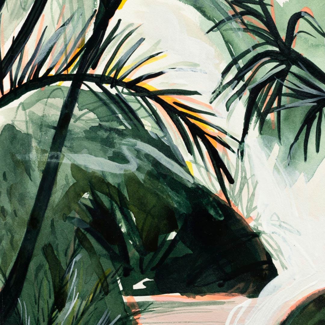 Little Falls Art Print by Jen Sievers