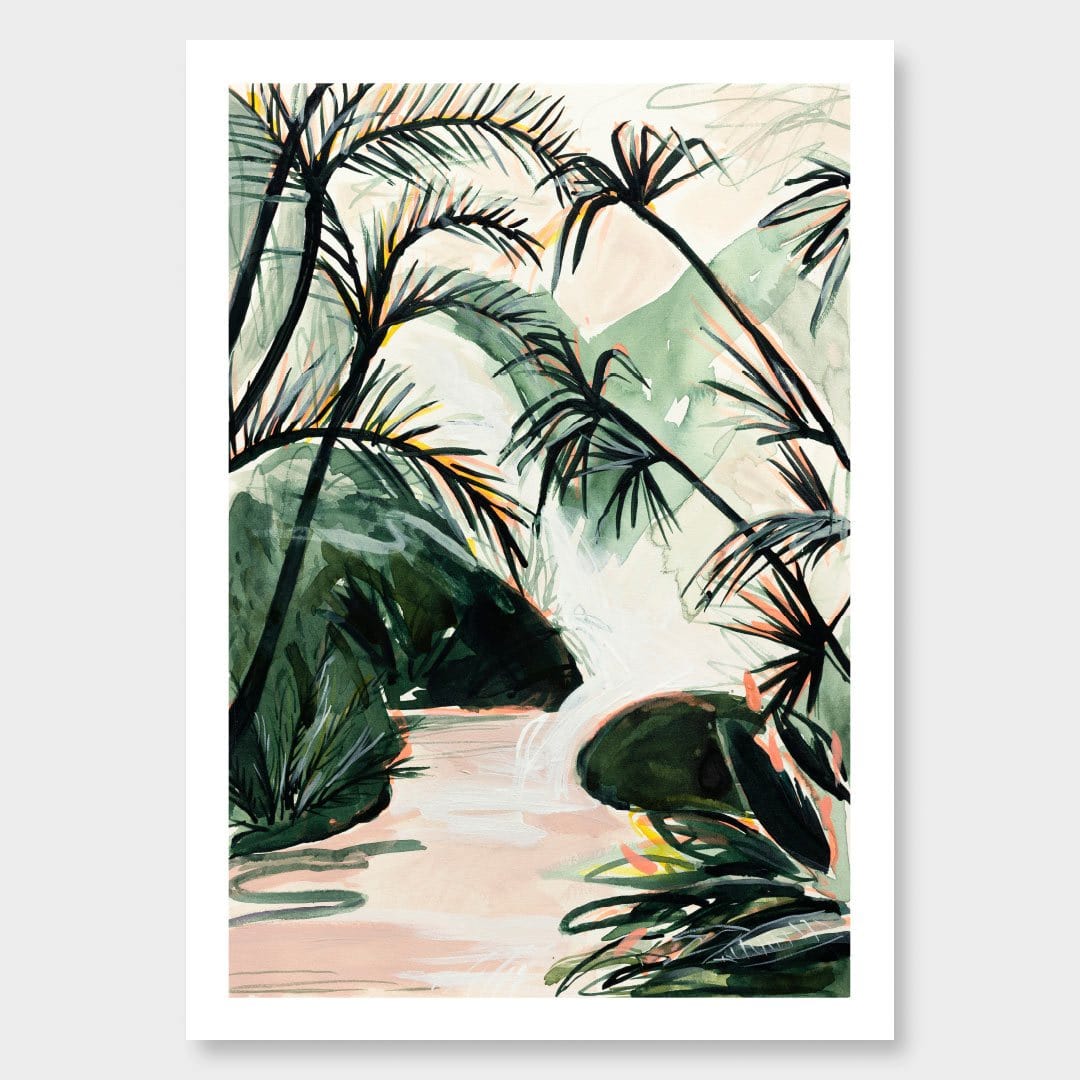 Little Falls Art Print by Jen Sievers