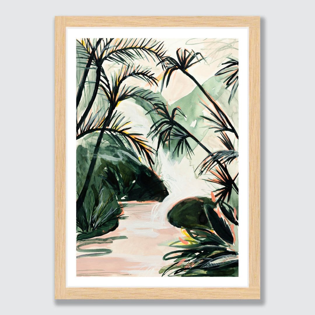 Little Falls Art Print by Jen Sievers