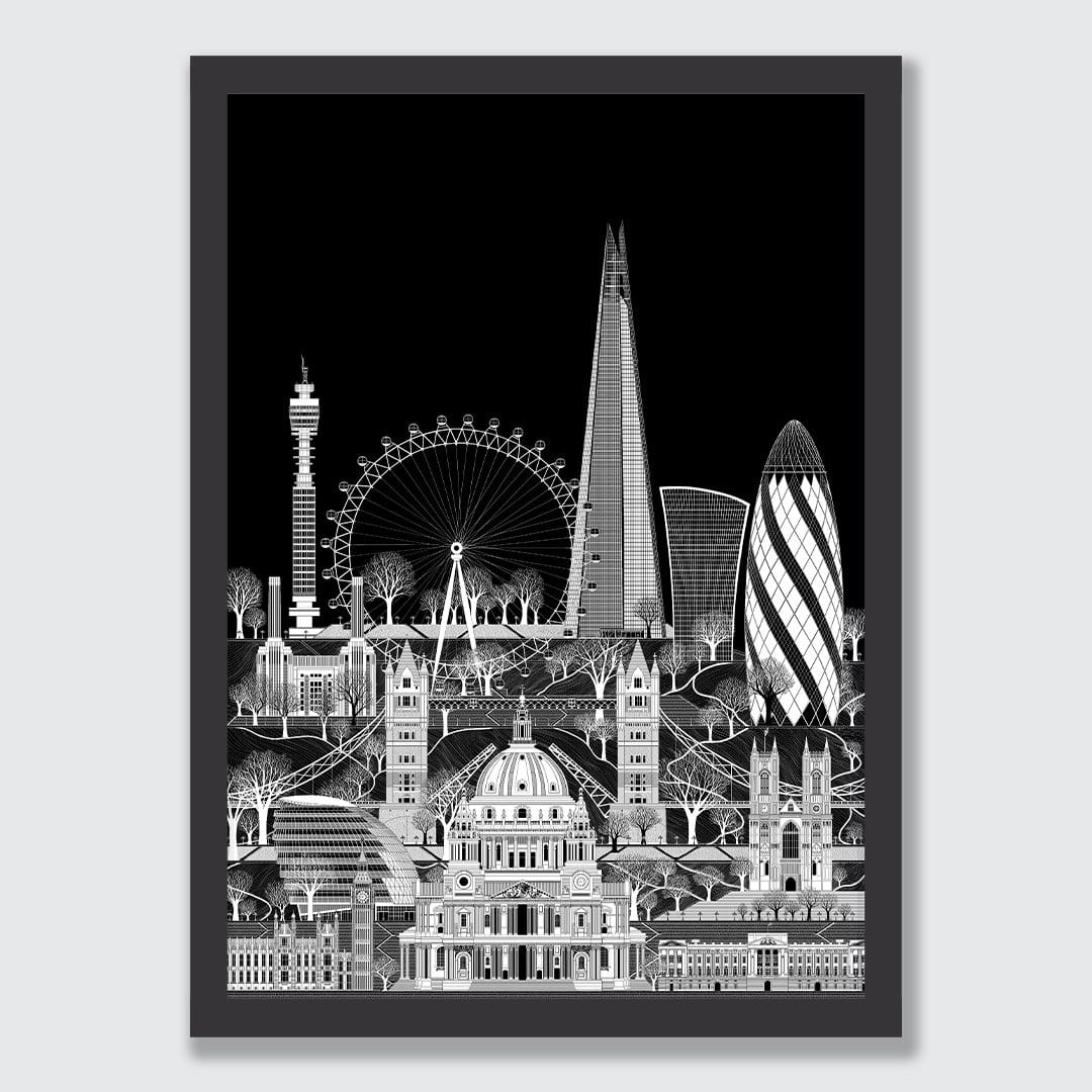 London Reimagined Art Print by Glenn Mulholland
