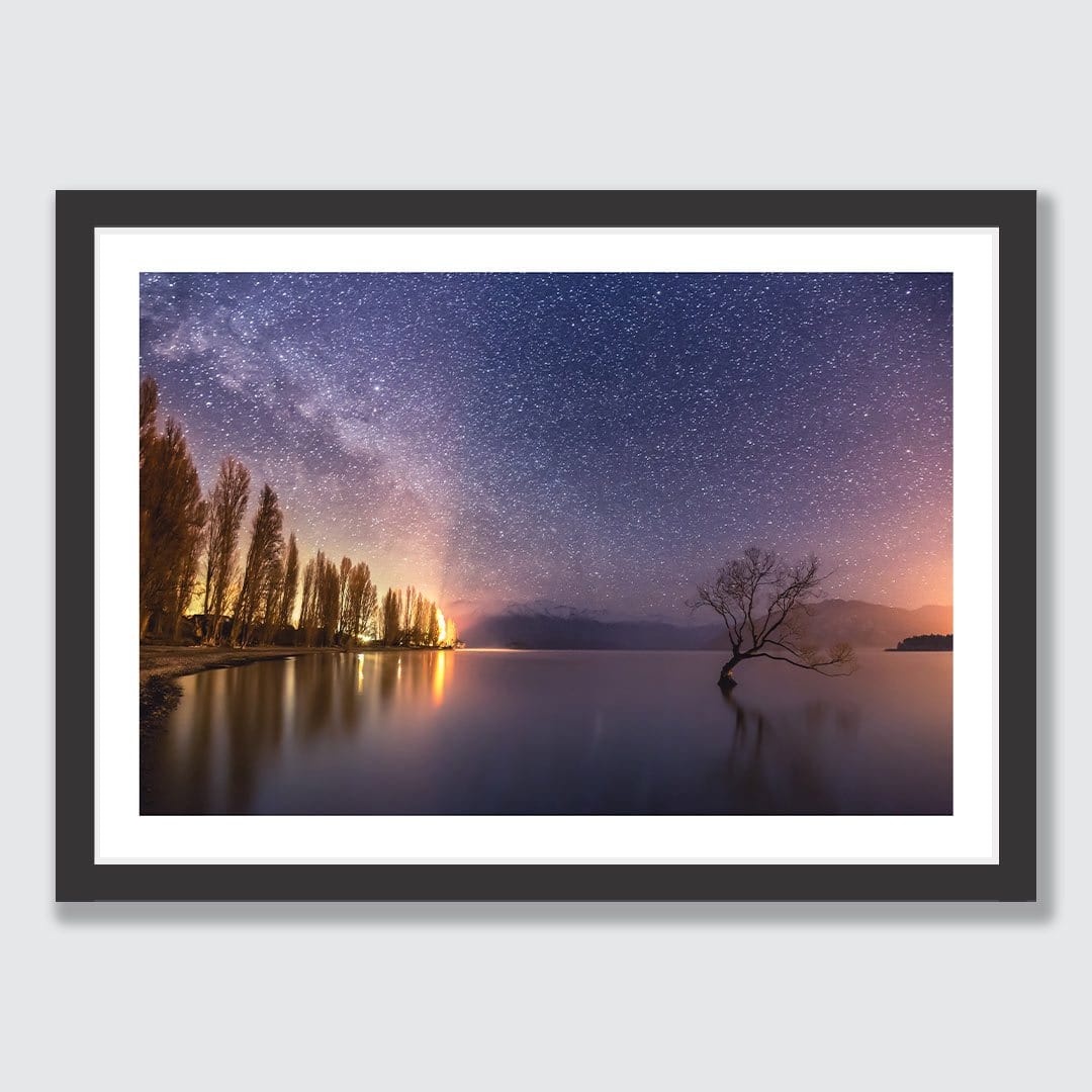 Lonely Tree – Wanaka Photographic Print by Mike Mackinven