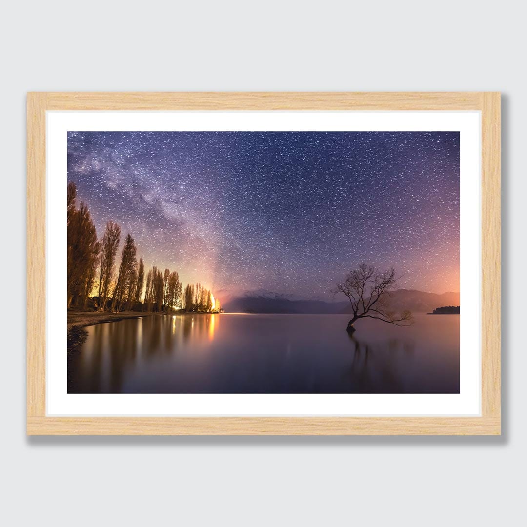 Lonely Tree – Wanaka Photographic Print by Mike Mackinven