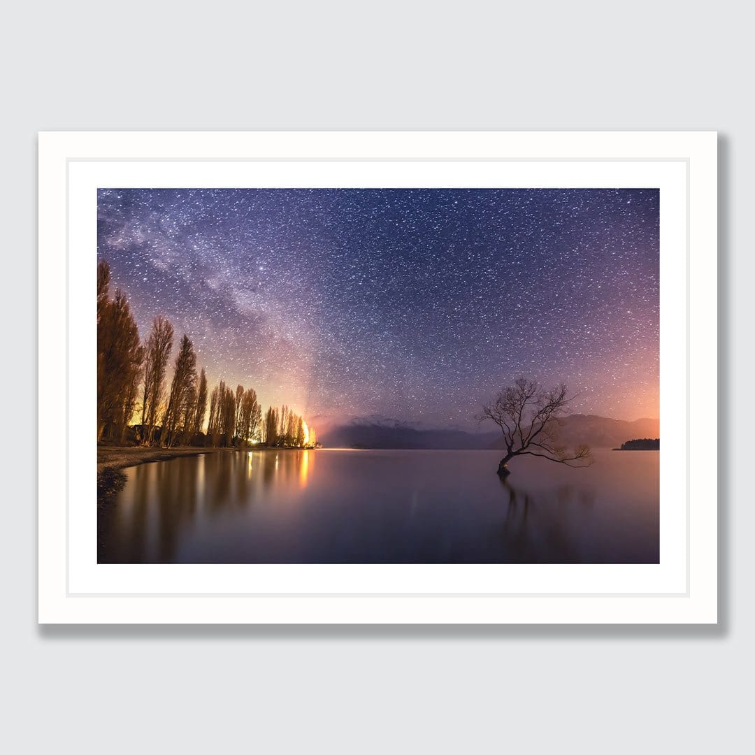 Lonely Tree – Wanaka Photographic Print by Mike Mackinven