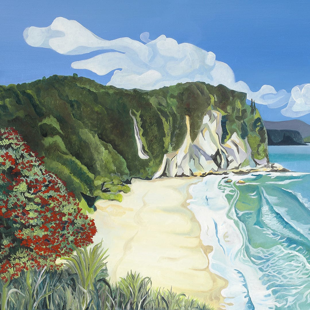 Lonely Bay Art Print by Guy Harkness