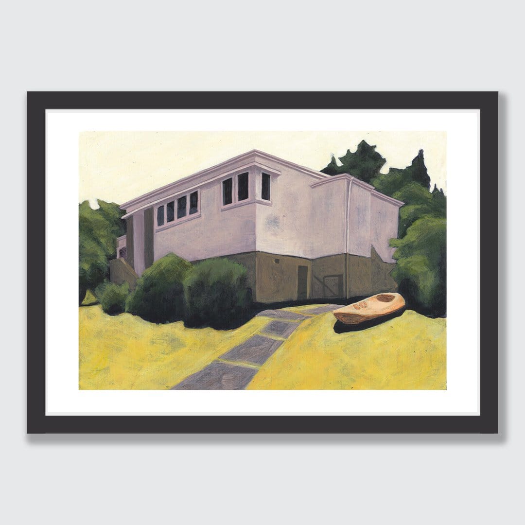 Long Stretch of Gravel Art Print by Emma Savage