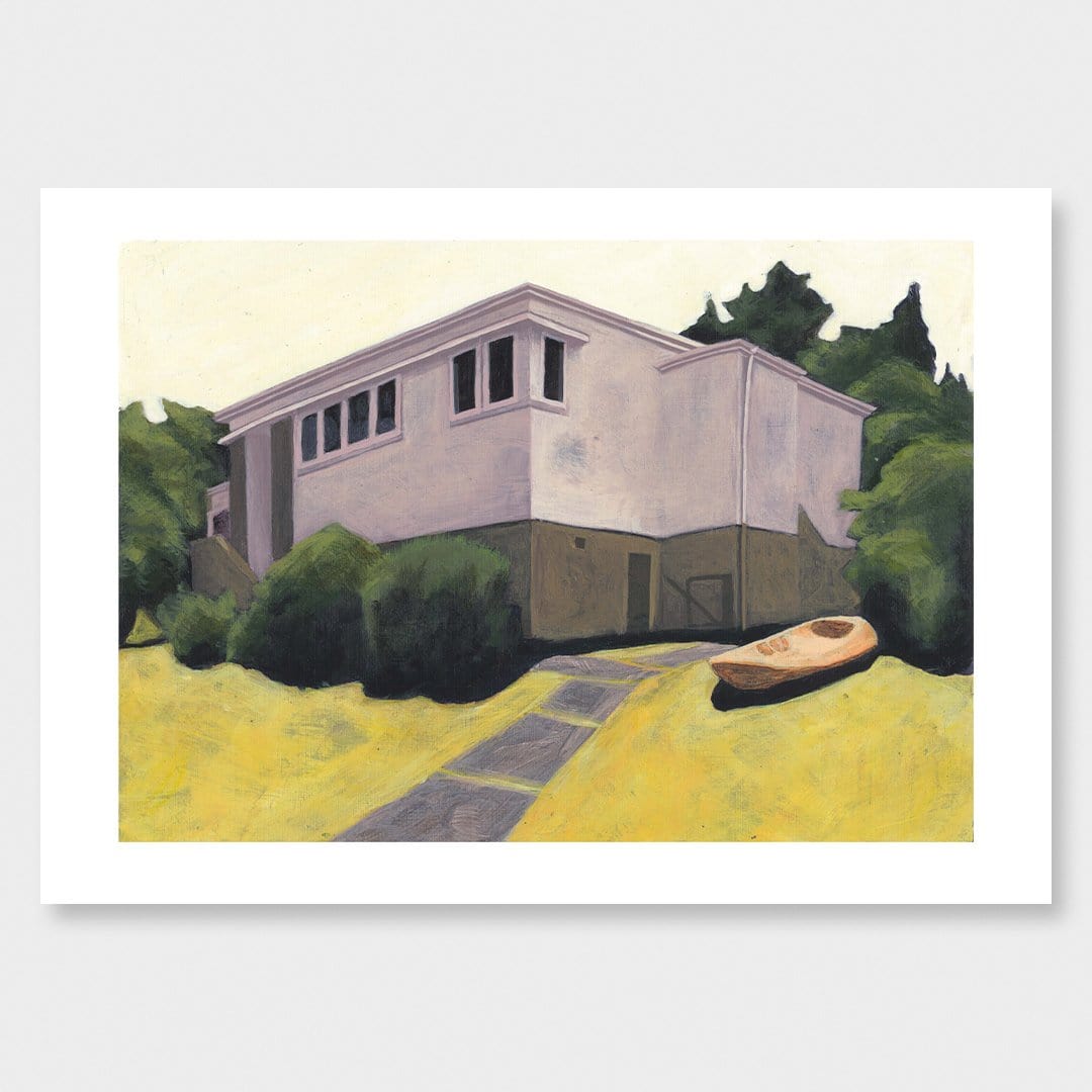 Long Stretch of Gravel Art Print by Emma Savage