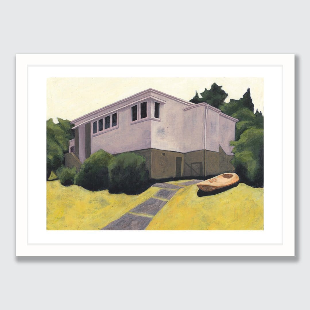 Long Stretch of Gravel Art Print by Emma Savage