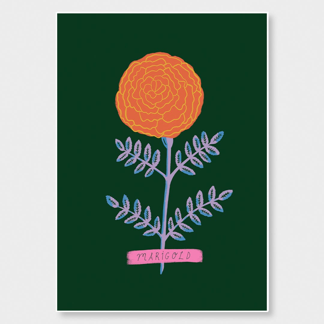 Marigold Art Print by Crissie Rodda