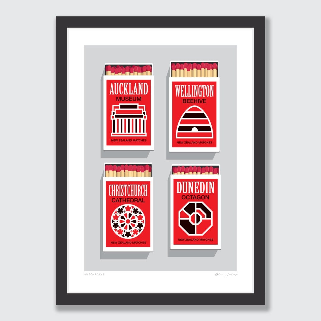 Matchboxes Art Print by Glenn Jones