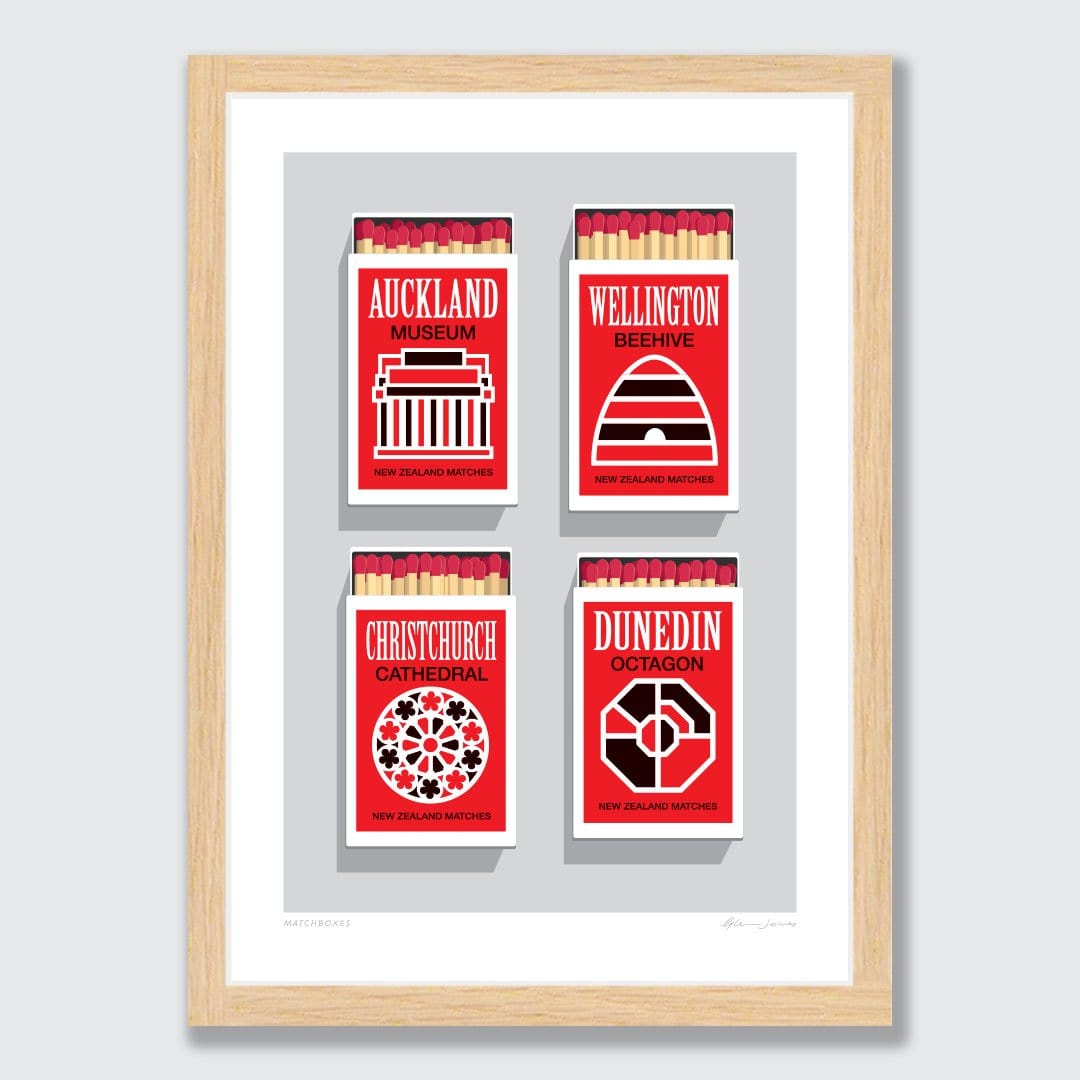 Matchboxes Art Print by Glenn Jones