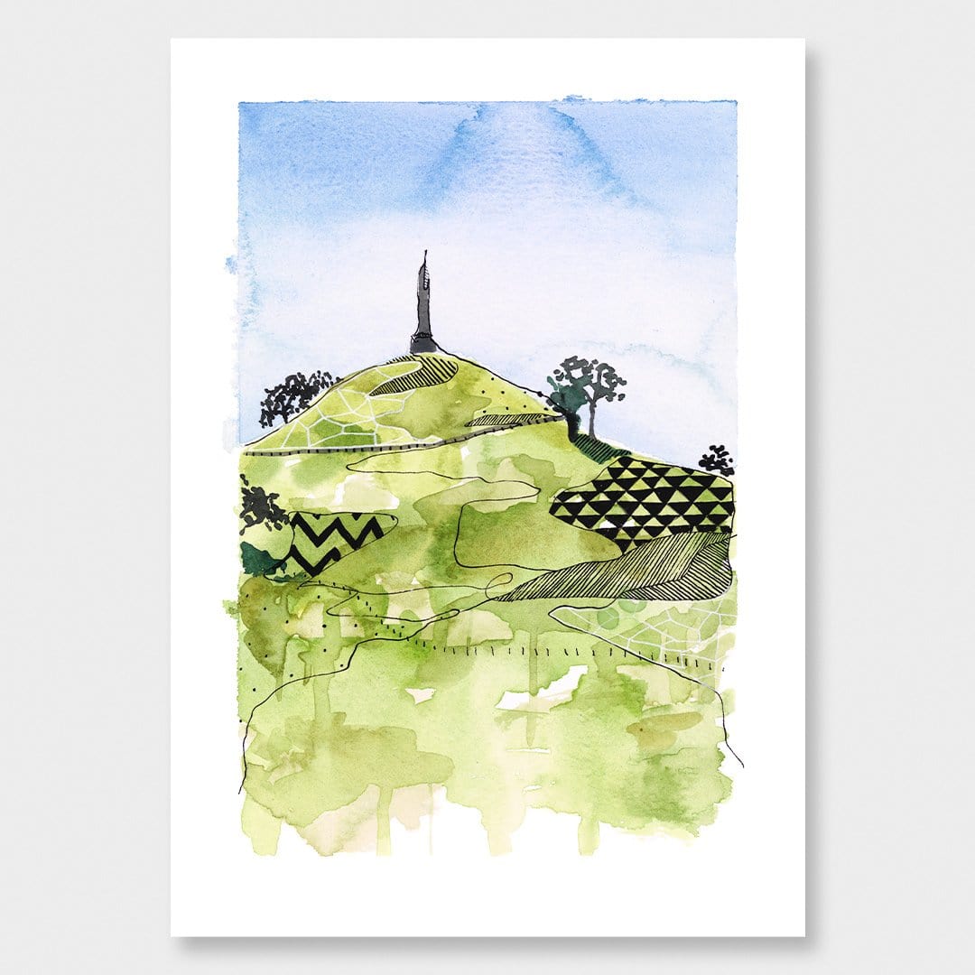 Maungakiekie Art Print by Makus Art