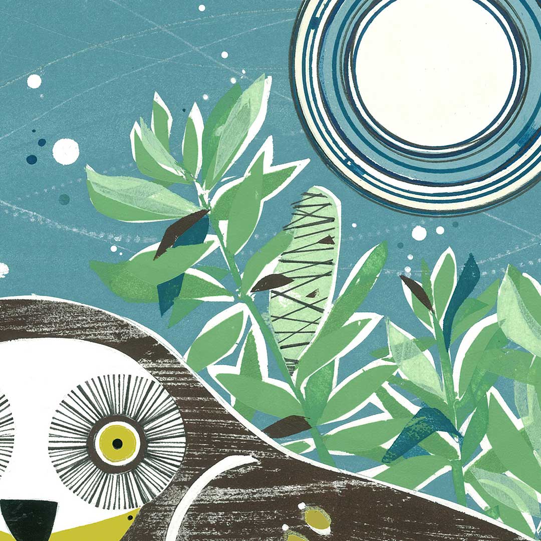 Midnight on Kauri Art Print by Holly Roach