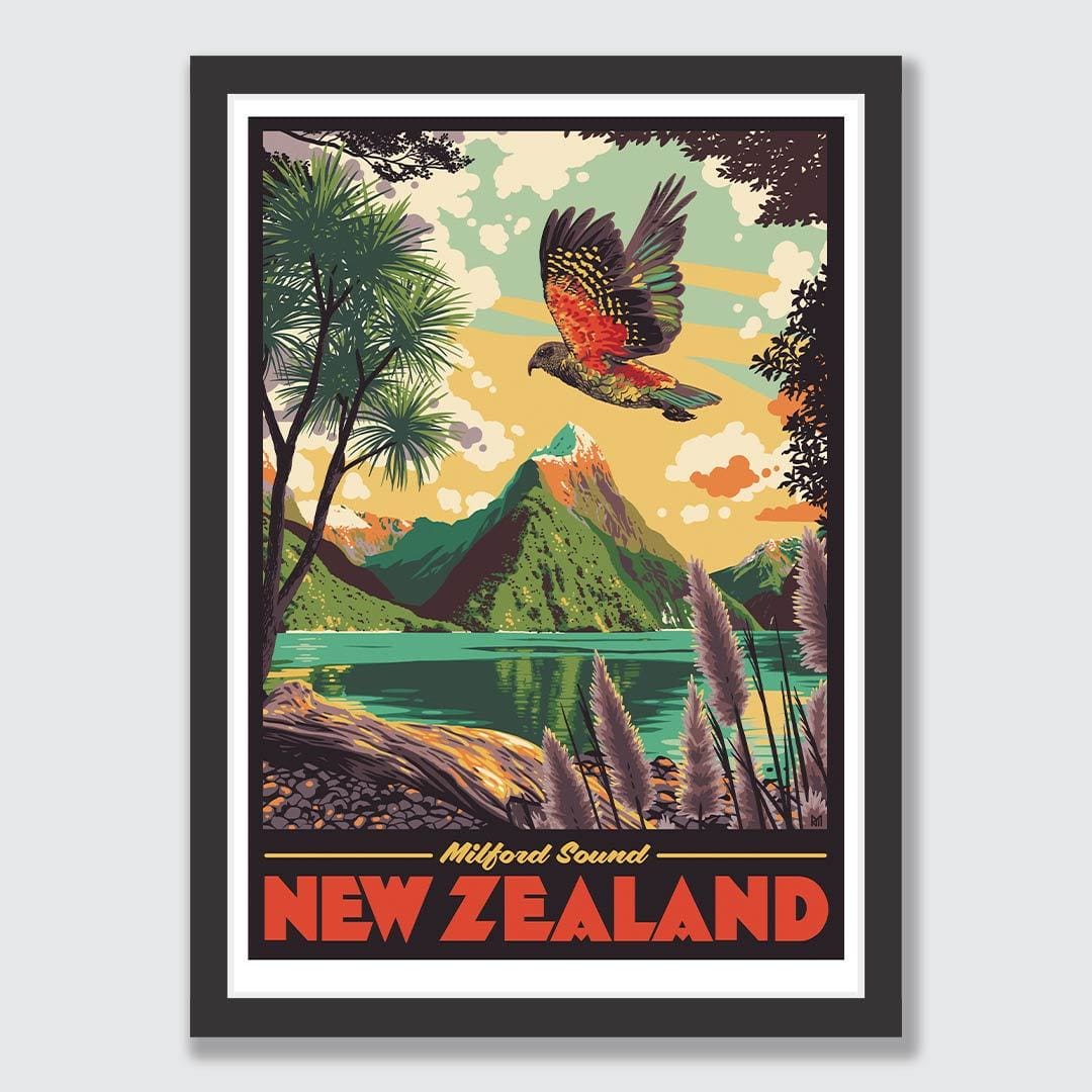 Milford Sound Art Print by Ross Murray