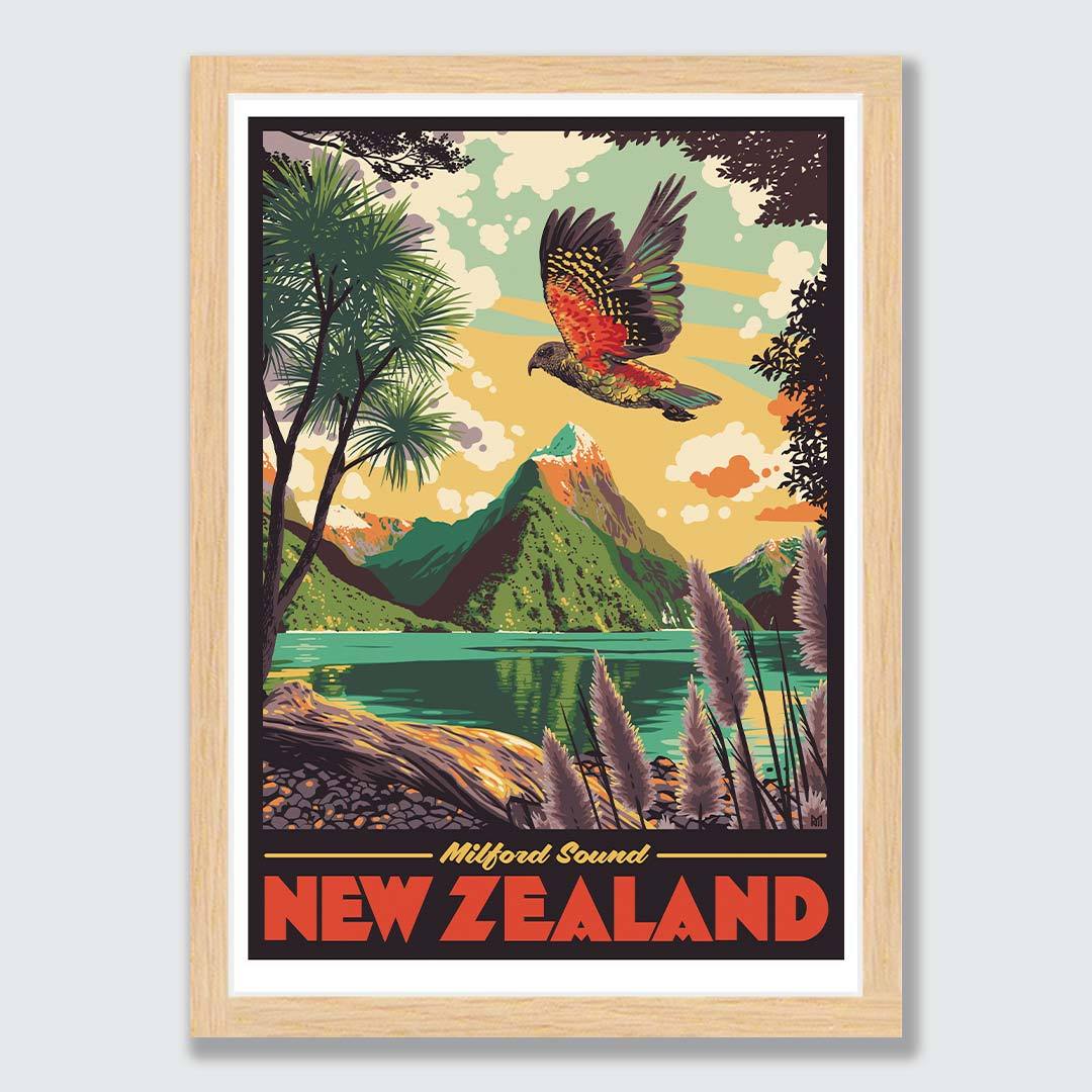 Milford Sound Art Print by Ross Murray