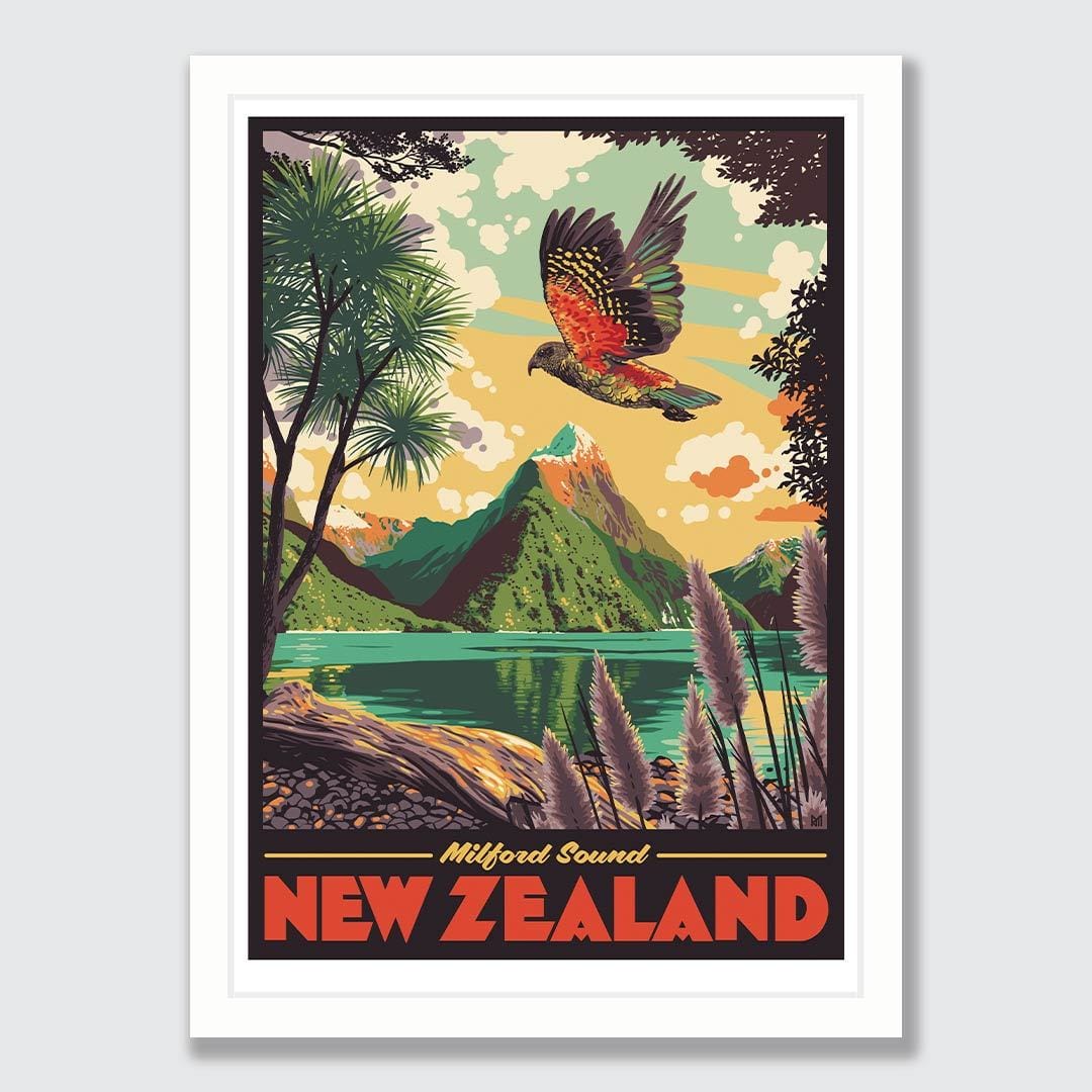 Milford Sound Art Print by Ross Murray