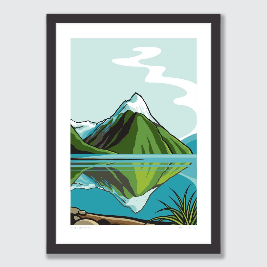 Milford Sound Art Print by Glenn Jones