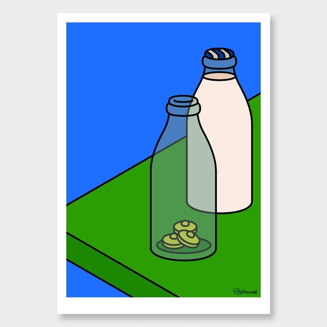 Milk Money Art Print by Emile Holmewood