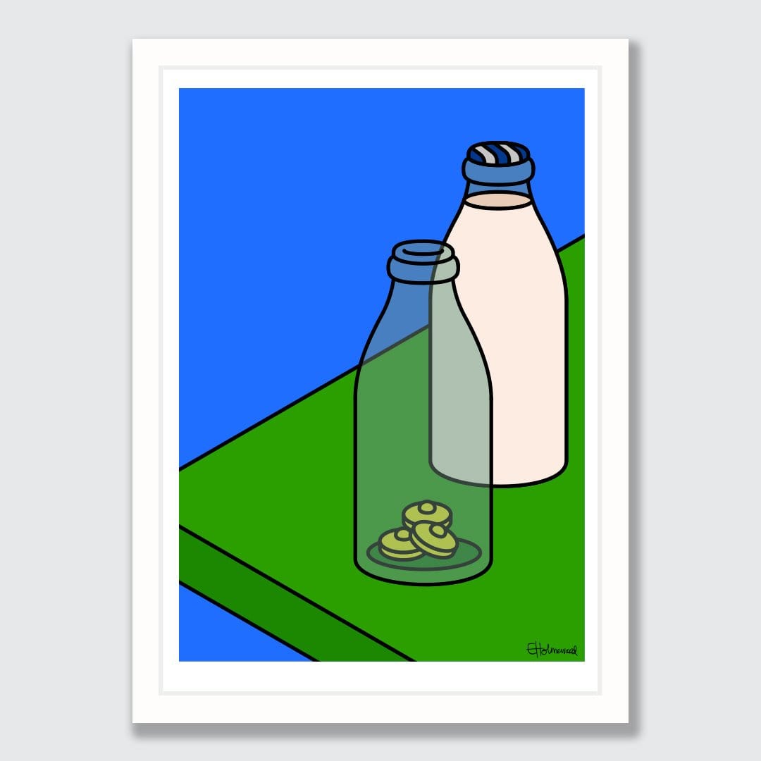 Milk Money Art Print by Emile Holmewood