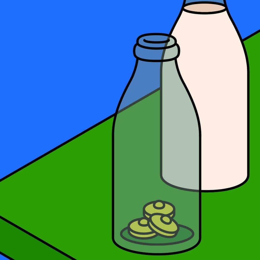 Milk Money Art Print by Emile Holmewood