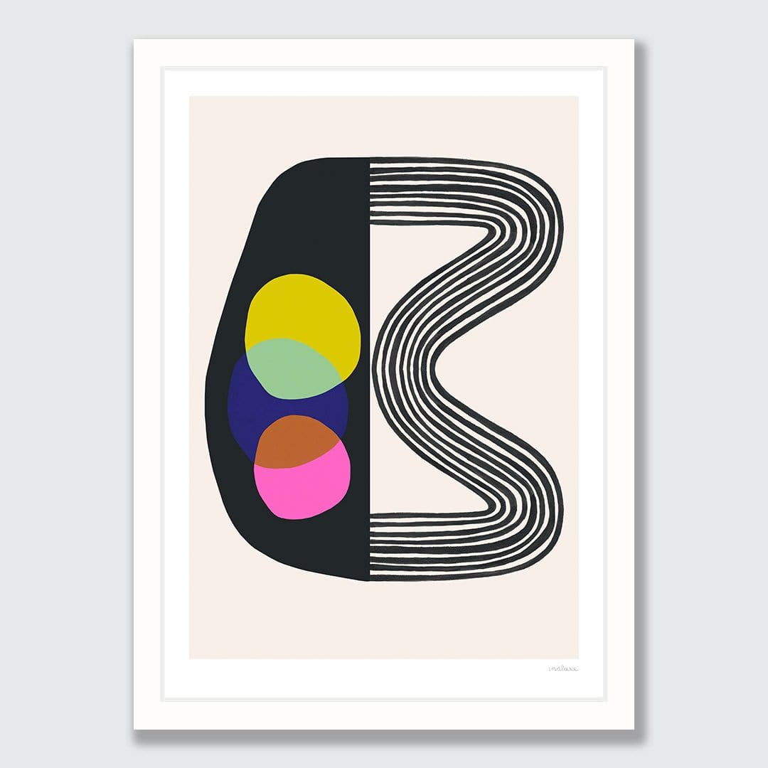 Modular in Yellow Art Print by Inaluxe