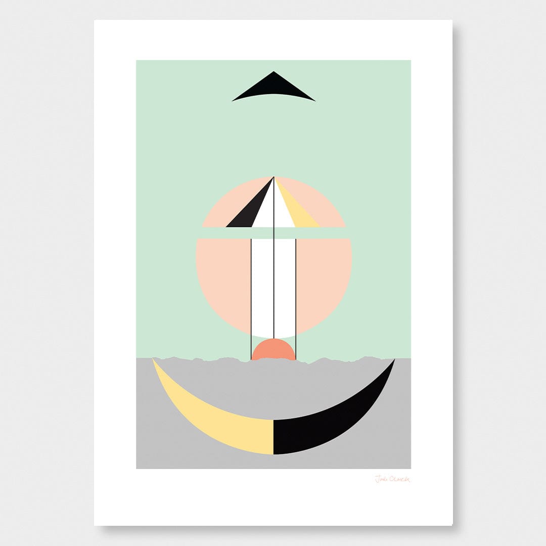 Moonrise Art Print by Jodi Clark