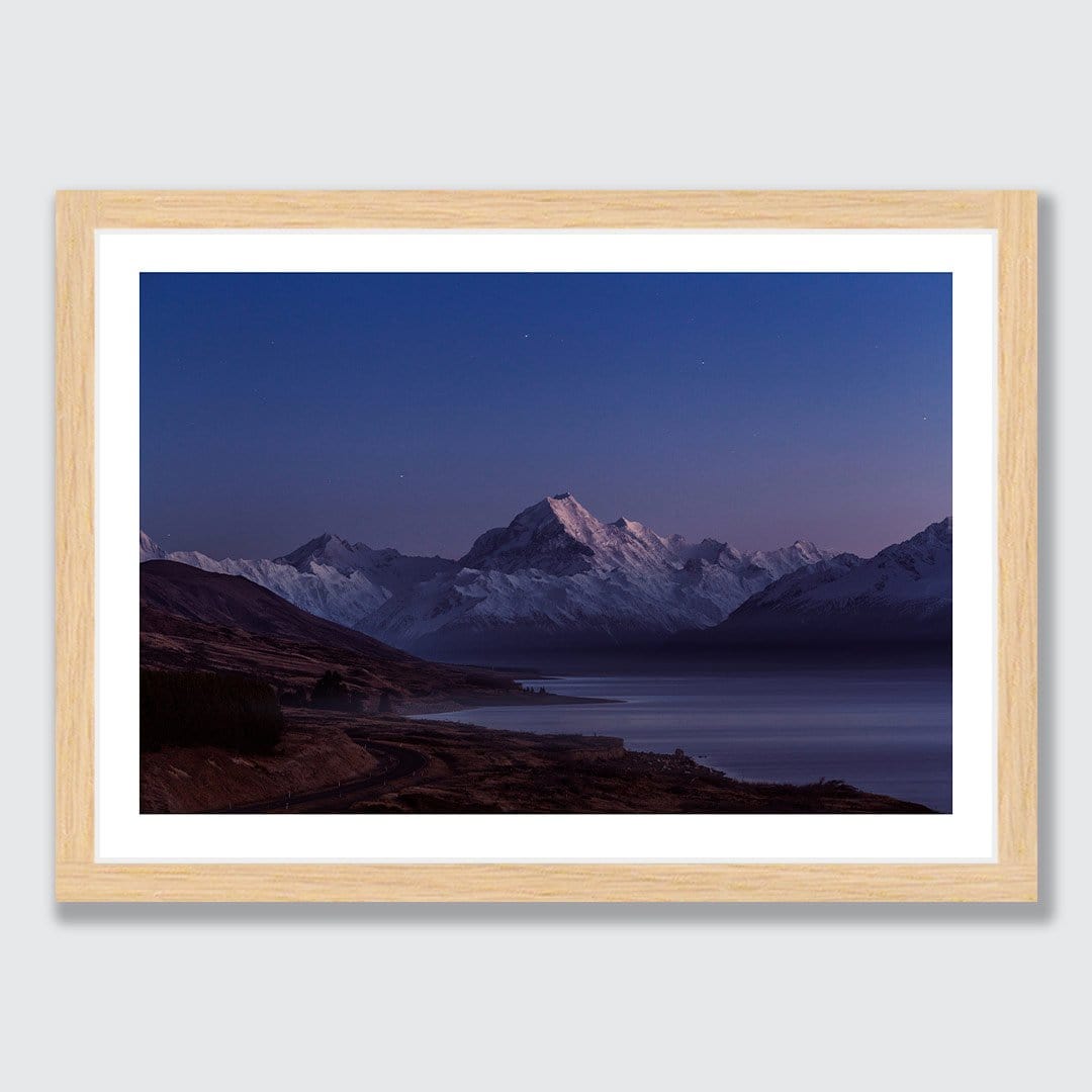 Morning Glow - Mount Cook Photographic Print by Mike Mackinven