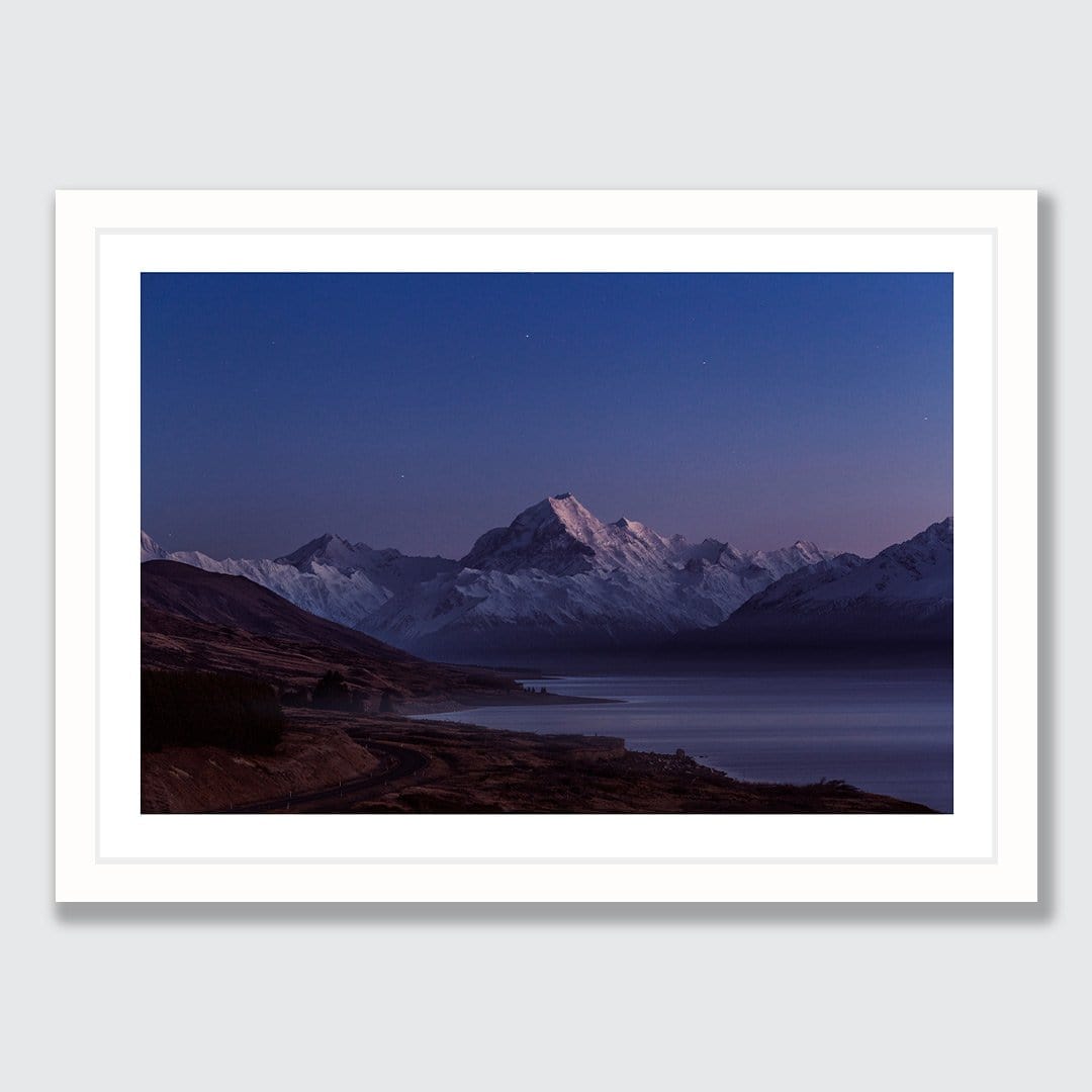 Morning Glow - Mount Cook Photographic Print by Mike Mackinven