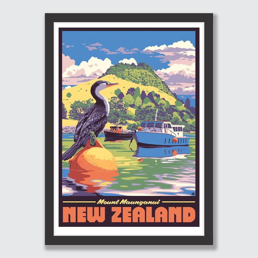 Mount Maunganui Art Print by Ross Murray