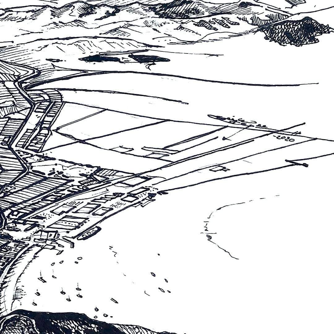 Mount Maunganui Art Print by Citizen Art