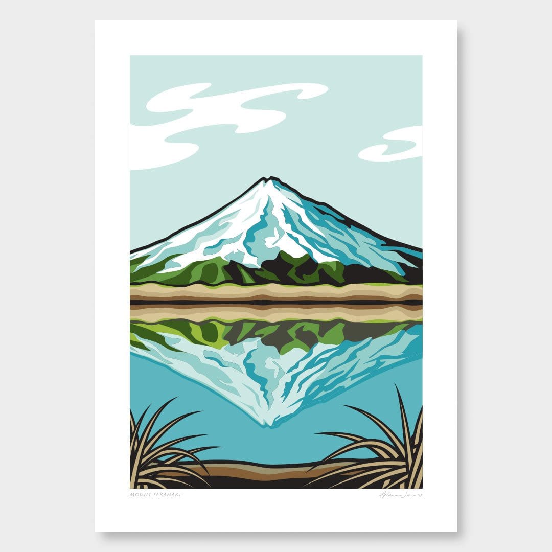 Mount Taranaki Art Print by Glenn Jones