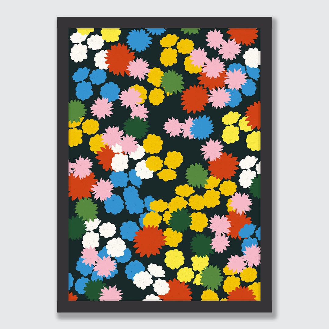 Multiflora Primary Art Print by Crissie Rodda