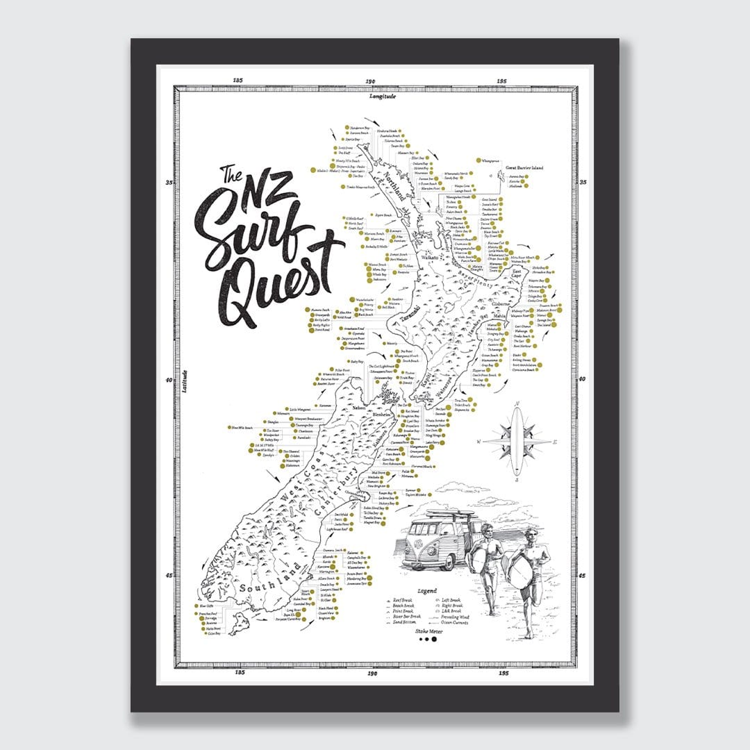 NZ Surf Quest Poster