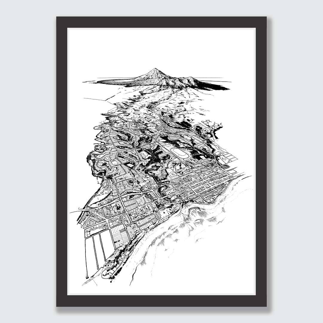 New Plymouth Art Print by Citizen Art