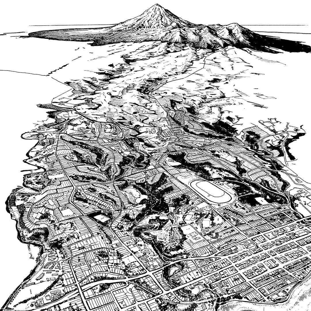New Plymouth Art Print by Citizen Art