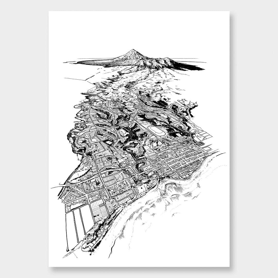 New Plymouth Art Print by Citizen Art