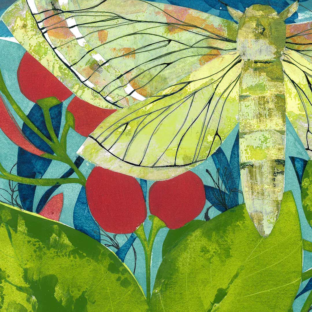 Nightlife Of The Puriri Moth Art Print by Holly Roach