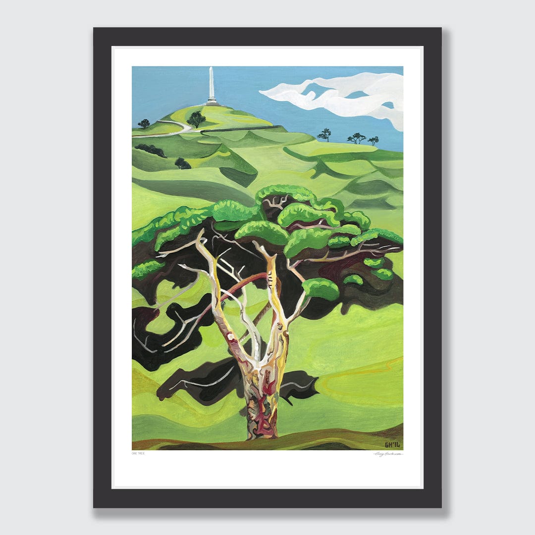 One Tree Art Print by Guy Harkness