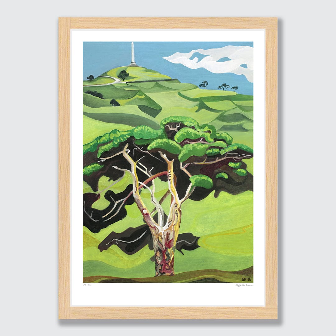 One Tree Art Print by Guy Harkness