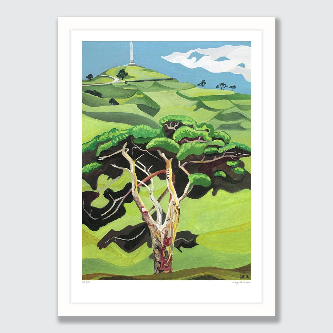 One Tree Art Print by Guy Harkness