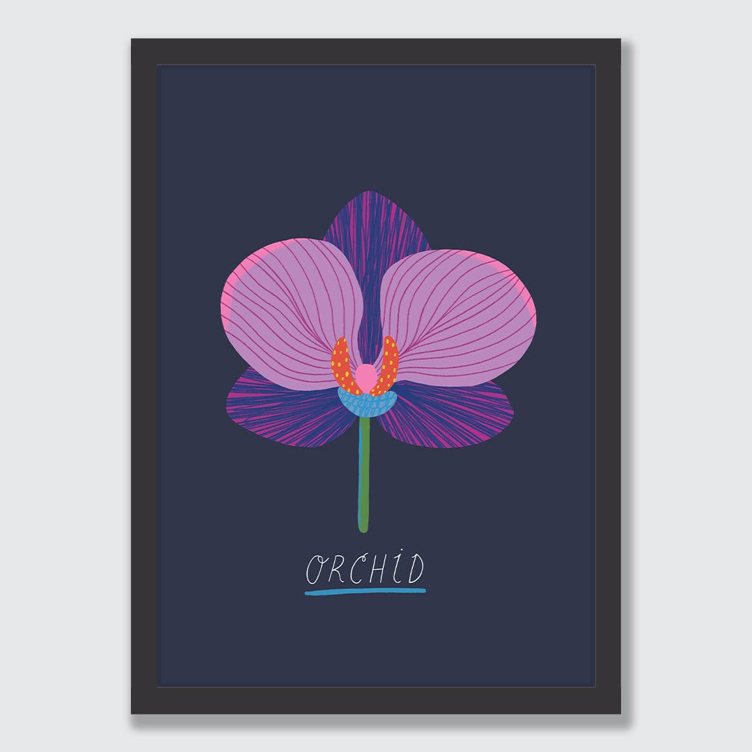 Orchid Art Print by Crissie Rodda