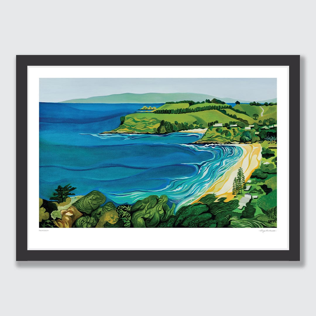 Palm Beach Art Print by Guy Harkness