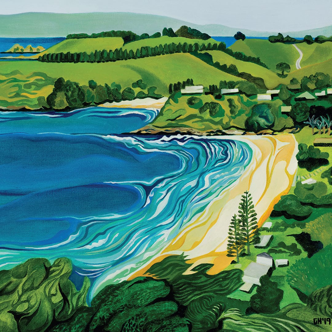 Palm Beach Art Print by Guy Harkness