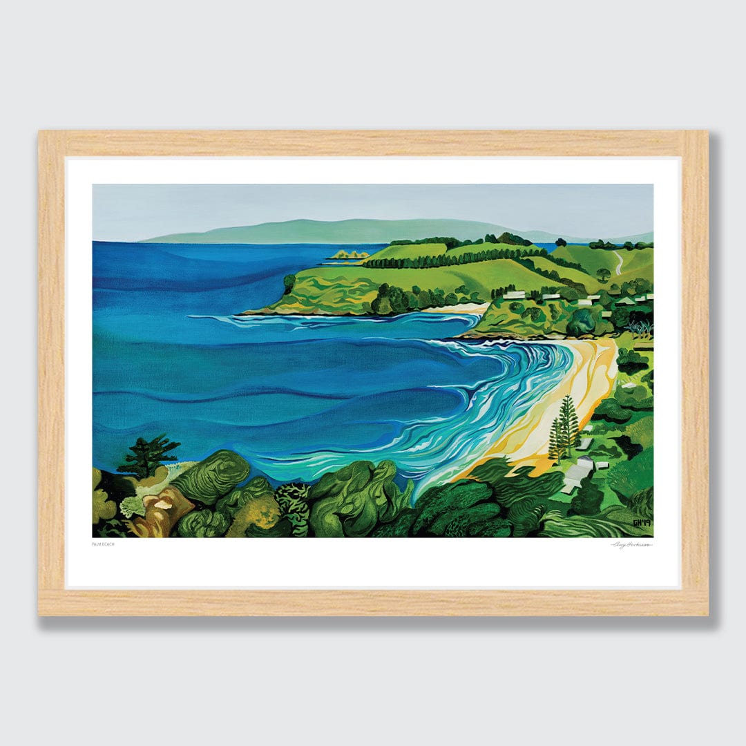 Palm Beach Art Print by Guy Harkness