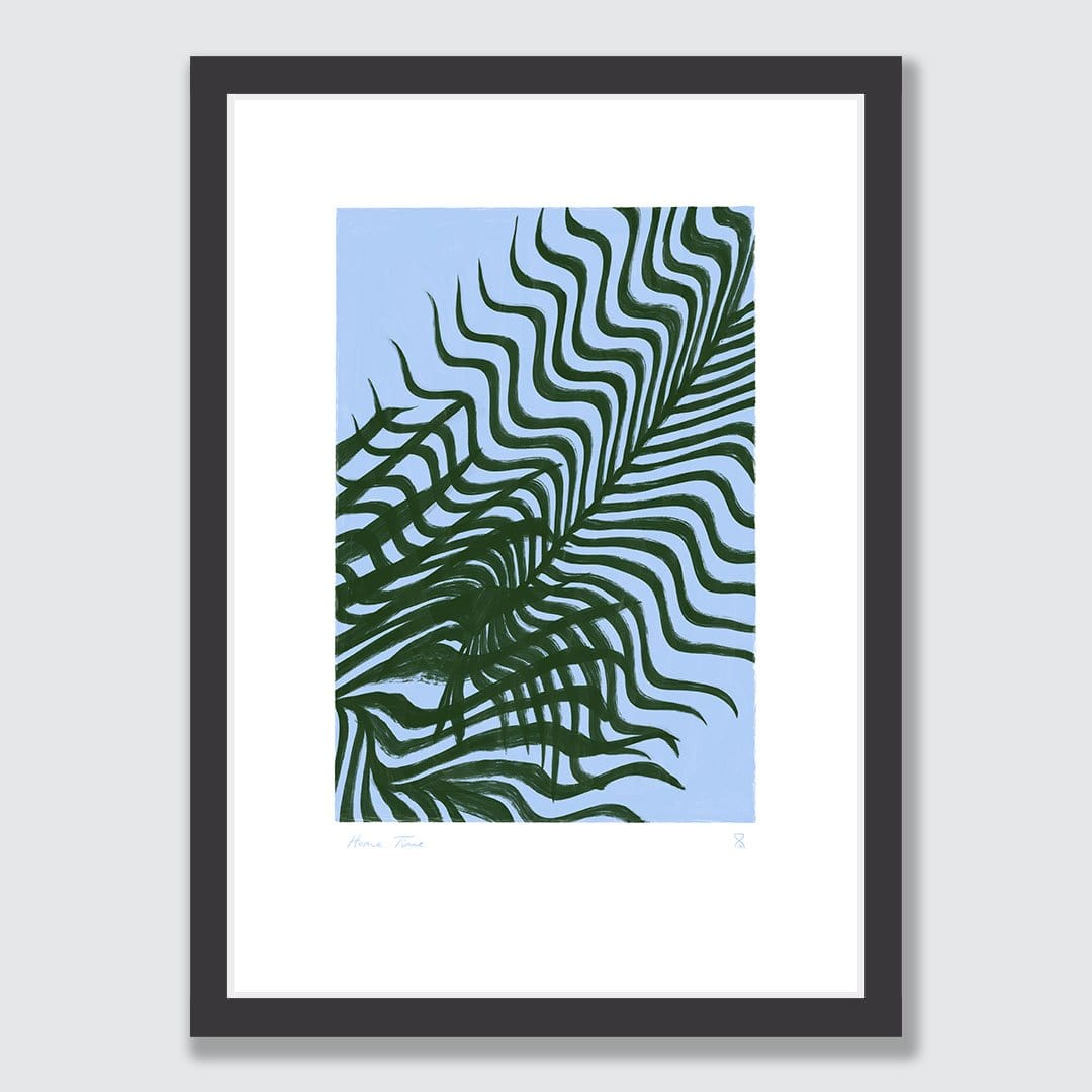 Palm Reflections II Art Print by Home Time